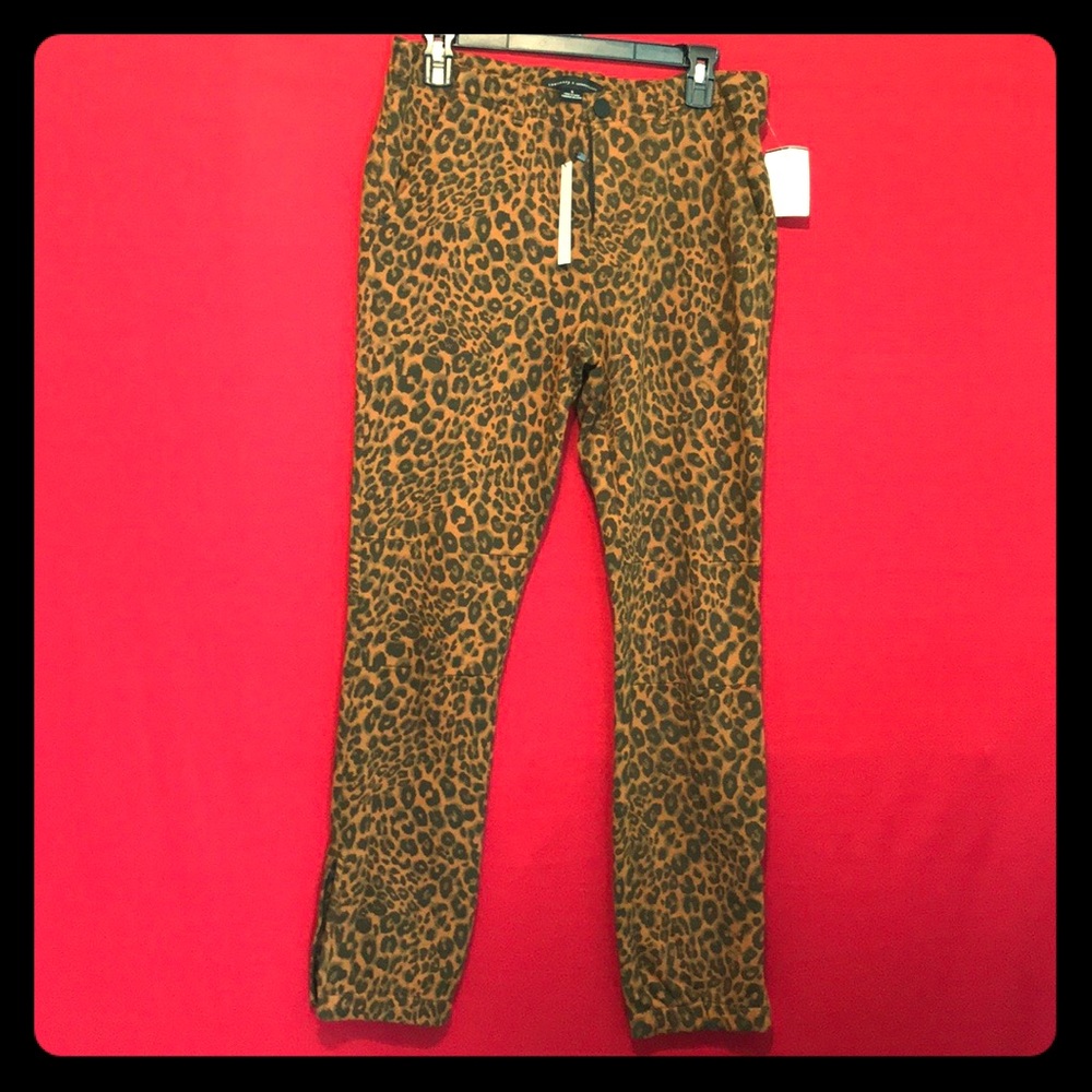 NWT Sanctuary X Anthropologie Urban Leopard Pants